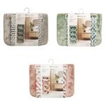 Koopman Shower Curtain 180х180cm and Bath Mat 40х60cm Bathroom Set