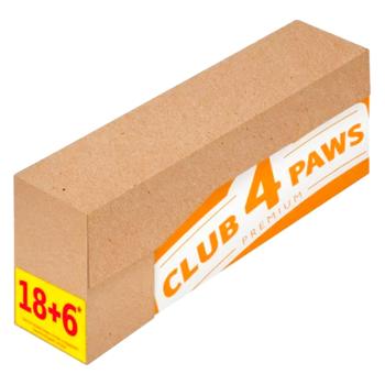 Club 4 Paws Premium Hairball Control набір вологого корму для котів 18+6 шт х 80 г - курка - купить, цены на MasterZoo - фото 2