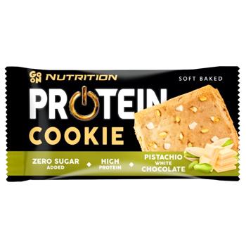 Печиво білкове Go On Nutrition зі смаком білого шоколаду та фісташки 50г