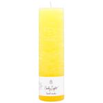 Candy Light Calendula Cylinder Candle 6x20cm