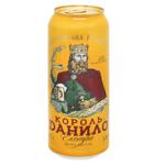 Пиво Король Данило Екстра світле 3,8% 0,5л