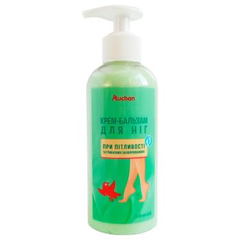 Auchan With Sweating and Fungal Diseases Cream-balm for Feet 300ml - buy, prices for Auchan - photo 2