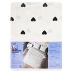 Комплект постільної білизни Lelit Чорні сердечка двоспальний 70х70см