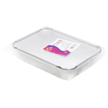 TCM Foil Container with Lid 3pcs 850ml - buy, prices for MegaMarket - photo 1