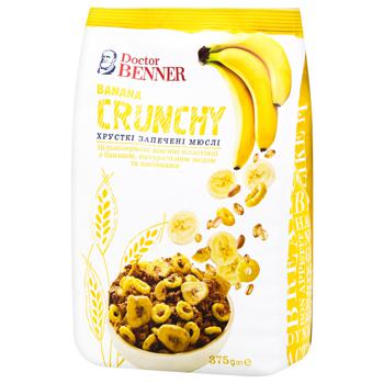 Doctor Benner Banana Crunchy 375g - buy, prices for MegaMarket - photo 1