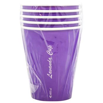 TCM Lavander Paper Cup 5pcs 400ml - buy, prices for ULTRAMARKET - photo 1