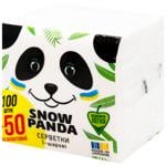 Snow Panda Single-layer Table Napkins 24x24cm 100pcs
