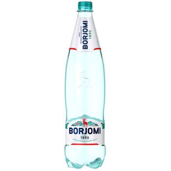 Вода сильногазована Borjomi мінеральна 1л - купити, ціни на Ідеал - фото 1