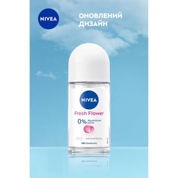 Дезодорант кульковий Nivea Свіжість квітки 50мл - купити, ціни на - фото 8