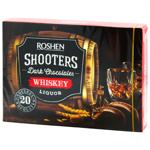 Цукерки Roshen Shooters шоколадні віскі-лікер 150г