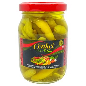 Cenkci Hot Pickled Peppers 175g - buy, prices for COSMOS - photo 1