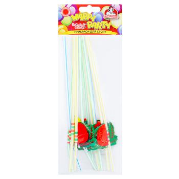 Pomichnytsya Straws Fruit Jewellery 10pcs - buy, prices for Auchan - photo 1