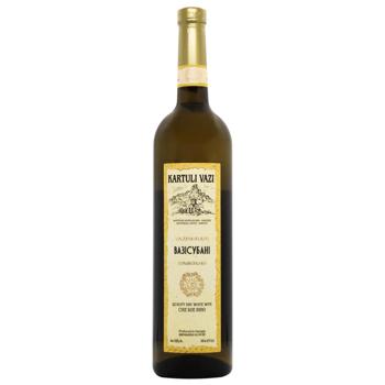 Kartuli Vazi Vaziasbuni White Dry Wine 12% 0.75l - buy, prices for MegaMarket - photo 1