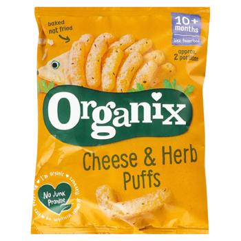 Палички кукурудзяні з сиром і травами органічні (з 10 місяців) 15г, Organix - купить, цены на Grono - фото 1