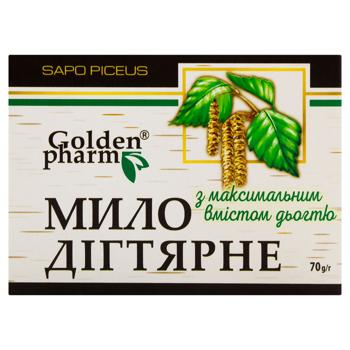 Golden Pharm Tar Solid Soap 70g - buy, prices for Auchan - photo 2