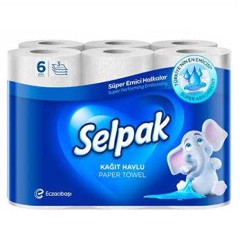 Полотенца бумажные Selpak 3-слойные 6шт - купить, цены на NOVUS - фото 7