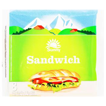 Продукт сырный Sunny Sandwich пластины 51% 150г - купить, цены на Auchan - фото 2