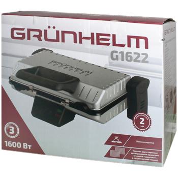 Гриль контактний Grunhelm G1622 - купити, ціни на Auchan - фото 1