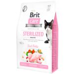 Корм сухий Brit Care Sterilized Sensitive з кроликом для стерилізованих котів з чутливим травленням 2кг