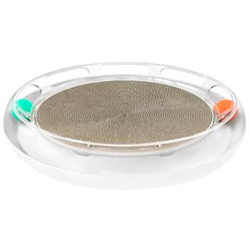 Когтеточка Petkit Fun Cat Scratcher 4 in 1 с мячиками 44х44х7,1см