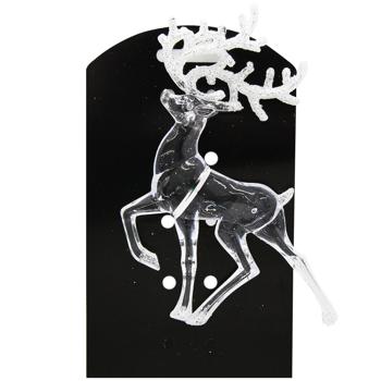 Transparent Deer Decoration 14cm