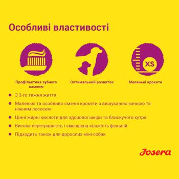 Корм сухий Josera Mini Junior з качкою для молодих собак малих порід 900г - купити, ціни на ULTRAMARKET - фото 2