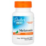 Doctor's Best Mint Flavored Melatonin 5mg 120 chewables