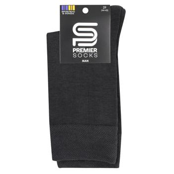 Носки Premier Socks Премиум мужские р.29 темно-серый - купить, цены на NOVUS - фото 1