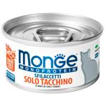 Корм вологий Monge Monoprotein з індичкою для котів 80г