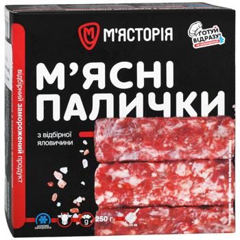 М'ясні палички М'ясторія з яловичини 250г - купити, ціни на КОСМОС - фото 3