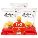 Pafritas Sea Salt Cayenne Pepper Chips Set 140g 3pcs