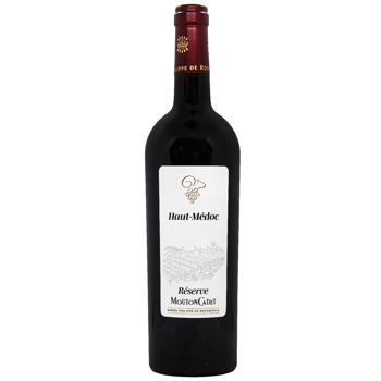 Вино Mouton Haut Medoc червоне сухе 13% 0,75л