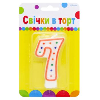 Party Favors Digit 7 Cake Candle - buy, prices for NOVUS - photo 1