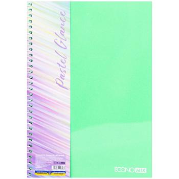 Economix Pastel A5 Checkered Notebook with Plastic Cover 80 Sheets - buy, prices for METRO - photo 4