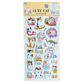 Набір наліпок Malevaro Cute Cat в асортименті - купити, ціни на Auchan - фото 6