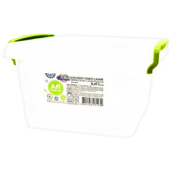 Al-Plastic Minibox Food Container with Lid №02 0.45l - buy, prices for Auchan - photo 1