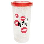 Стакан с крышкой пластиковый 450мл