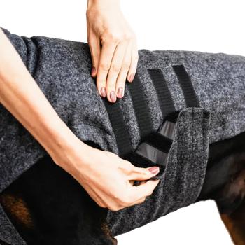 Пальто для собак Noble Pet Patrick р.4XL темно-серый - купить, цены на Чудо Маркет - фото 8