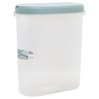 Bulk container plastic with lid and valve 2.2l - buy, prices for METRO - photo 1