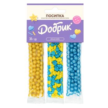 Кондитерская посыпка Добрик Свободное небо 3 стика 30г - купить, цены на Чудо Маркет - фото 3