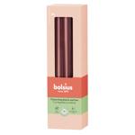 Свічки конусні Bolsius 24,5х2,4см 4шт червоний