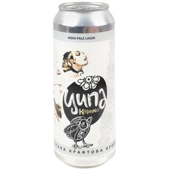 Пиво Ципа Квітка світле нефільтроване 5,5% 0,5л - купити, ціни на Grono - фото 1