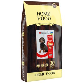 Корм сухий Home Food з качкою та нутом для дорослих собак малих порід 10кг