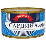 Сардина Морские натуральные с добавлением масла №5 240г