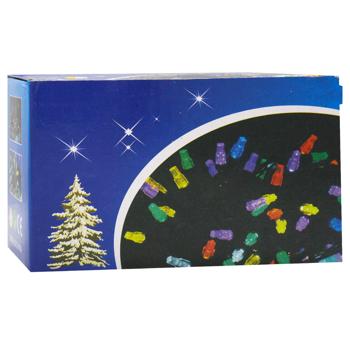 Гірлянда електрична 100 LED чорний кабель 9м теплий білий - купити, ціни на КОСМОС - фото 2