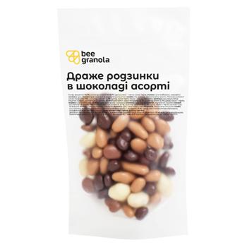 Родзинки в шоколаді Beegranola асорті 100г - купить, цены на Grono - фото 1