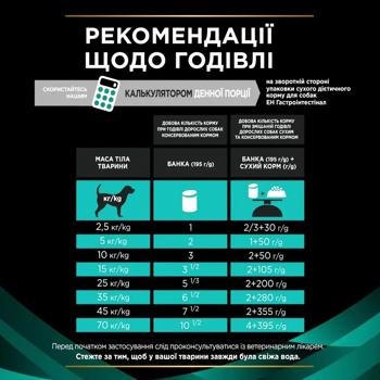 Вологий корм для собак Pro Plan Veterinary Diets EN Gastrointestinal 195 г - асорті - купить, цены на MasterZoo - фото 8
