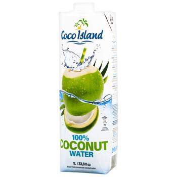 water coco island with coconut flavor 1000ml Cyprus