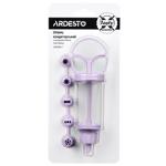 Ardesto Tasty Baking Purple Confectionery Syringe with Nozzles