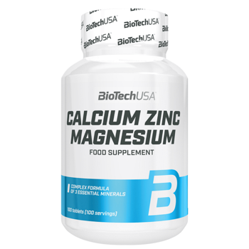 BioTech Calcium Zinc Magnesium Vitamins 100pcs - buy, prices for COSMOS - photo 1